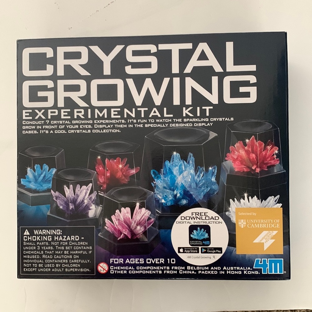 Crystal growing experimental kit new
